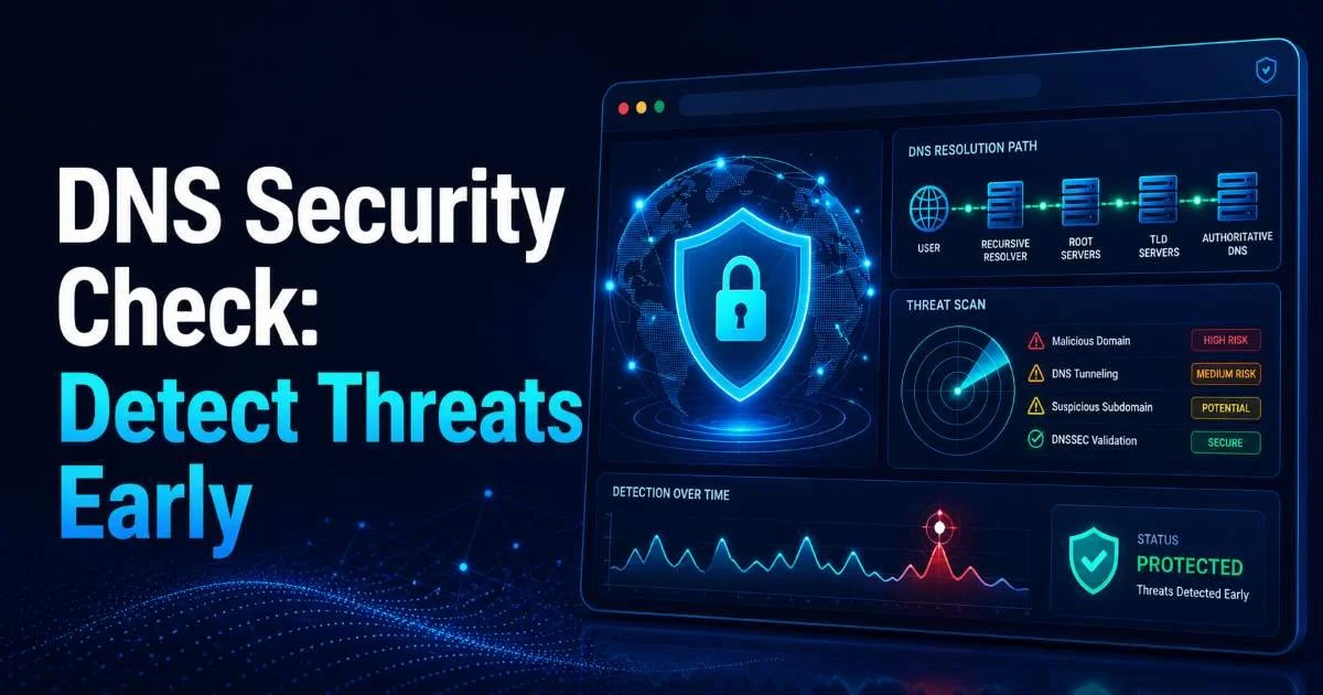 DNS Security Check: Detect Threats Early